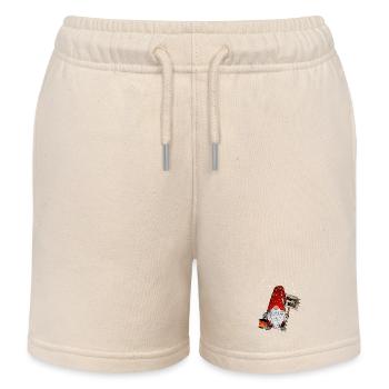 Nain de Noël Gnome de Noël - Short de jogging enfant bio Stanley/Stella - écru doux - Devant