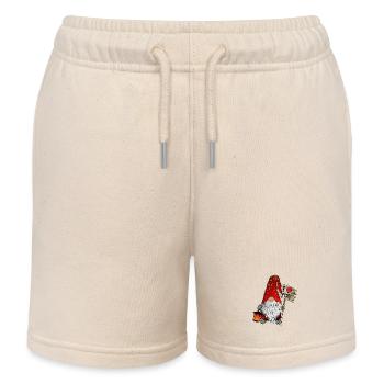 Gnomes Elfes de Noël avec I Love You Shield - Short de jogging enfant bio Stanley/Stella - écru doux - Devant