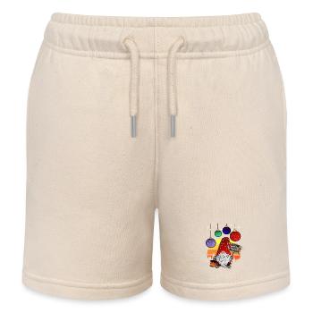 Show your Baubles - Wichtel Christmas Gnom - Kinder Organic Joggingshorts Mini Bolter von Stanley/Stella - Natur - Vorne