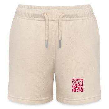 Billard Mädchen - Kinder Organic Joggingshorts Mini Bolter von Stanley/Stella - Natur - Vorne
