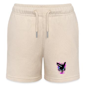 Breakdance - Breakdancer - Breakdancing - BBoy - Kids Organic Sweat Shorts by Stanley/Stella - soft Ecru - Front