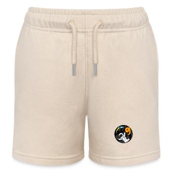 9 Years Birthday Boy Gift - Kids Organic Sweat Shorts by Stanley/Stella - soft Ecru - Front