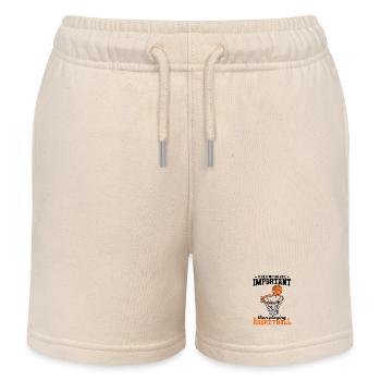 Nichts ist wichtiger als Basketball - Kinder Organic Joggingshorts Mini Bolter von Stanley/Stella - Natur - Vorne