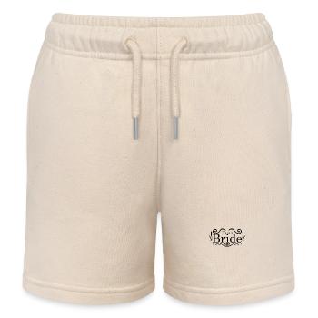 Team Bride - Kids Organic Sweat Shorts by Stanley/Stella - soft Ecru - Front