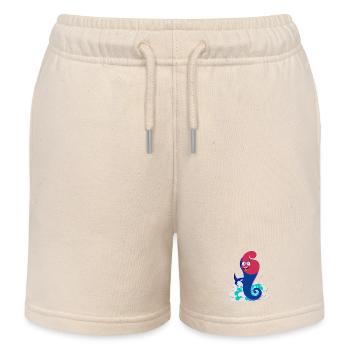 Surfy Spiral Spirit - Short de jogging enfant bio Stanley/Stella - écru doux - Devant
