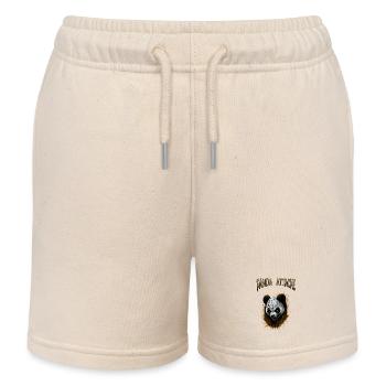 Conception de l’attaquant Dark Panda - Short de jogging enfant bio Stanley/Stella - écru doux - Devant