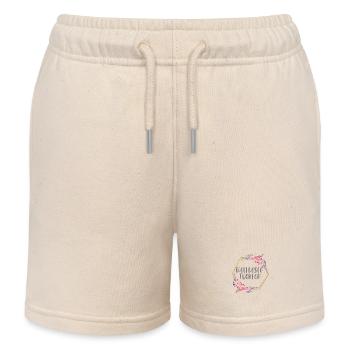 Weltbeste Tochter Kind Geburtstag Geschenk - Kinder Organic Joggingshorts Mini Bolter von Stanley/Stella - Natur - Vorne