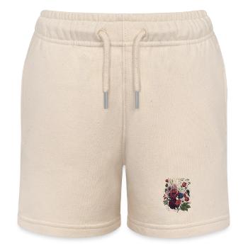 Vintage Blumen Bouquet Floral Art - Short de jogging enfant bio Stanley/Stella - écru doux - Devant