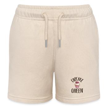 Cuisson de cupcakes Queen pour Baker - Short de jogging enfant bio Stanley/Stella - écru doux - Devant