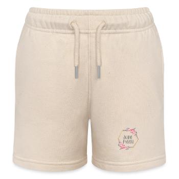 Schweiz Jura Mädchen Heimat Geschenk - Kinder Organic Joggingshorts Mini Bolter von Stanley/Stella - Natur - Vorne