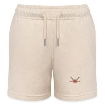 Chevreuil couché - Short de jogging enfant bio Stanley/Stella - écru doux - Devant