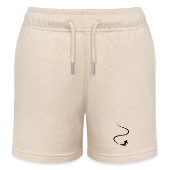 Skispur, Apres Ski, Wintersport, Skiurlaub - Kinder Organic Joggingshorts Mini Bolter von Stanley/Stella - Natur - Vorne