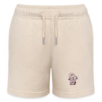 Petanque ball goes to the Boules Petanque Team Cap Boule - Kids Organic Sweat Shorts by Stanley/Stella - soft Ecru - Front
