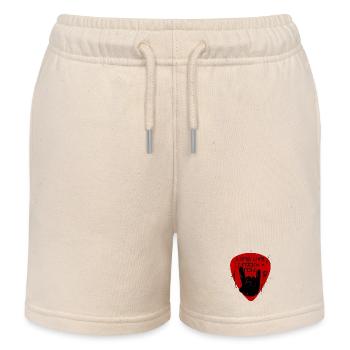 Long Live Rock'n'Roll - Kids Organic Sweat Shorts by Stanley/Stella - soft Ecru - Front
