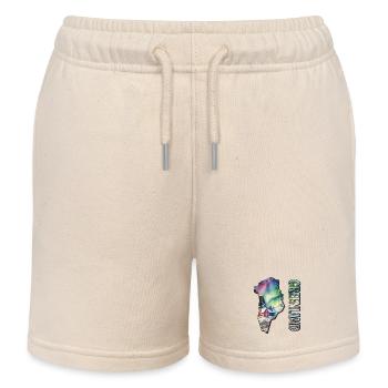 Aquarell Landkarte Grönland - Kinder Organic Joggingshorts Mini Bolter von Stanley/Stella - Natur - Vorne