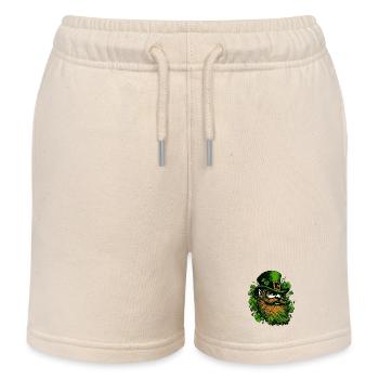 Leprechaun Irlande - Short de jogging enfant bio Stanley/Stella - écru doux - Devant