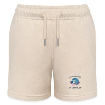 Katzen Katzenhaare Katzenliebhaber - Kinder Organic Joggingshorts Mini Bolter von Stanley/Stella - Natur - Vorne
