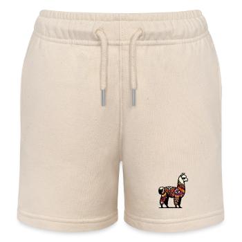 Alpaga - Short de jogging enfant bio Stanley/Stella - écru doux - Devant
