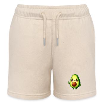 Avocado - Kids Organic Sweat Shorts by Stanley/Stella - soft Ecru - Front