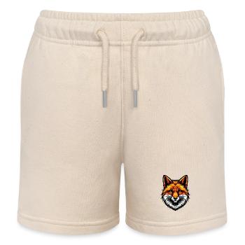 Fuchs - Kinder Organic Joggingshorts Mini Bolter von Stanley/Stella - Natur - Vorne