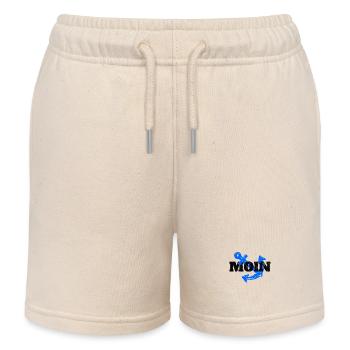 Moin Hamburg Anker Hamburger Hafen Fan Stadt HH - Kinder Organic Joggingshorts Mini Bolter von Stanley/Stella - Natur - Vorne