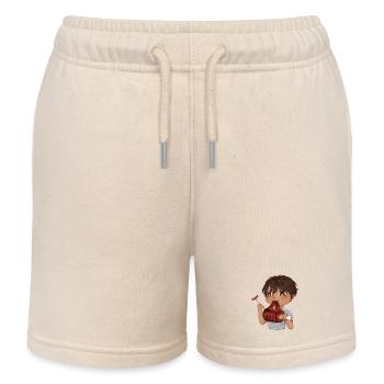 Gourmet Chibi - Kinder Organic Joggingshorts Mini Bolter von Stanley/Stella - Natur - Vorne