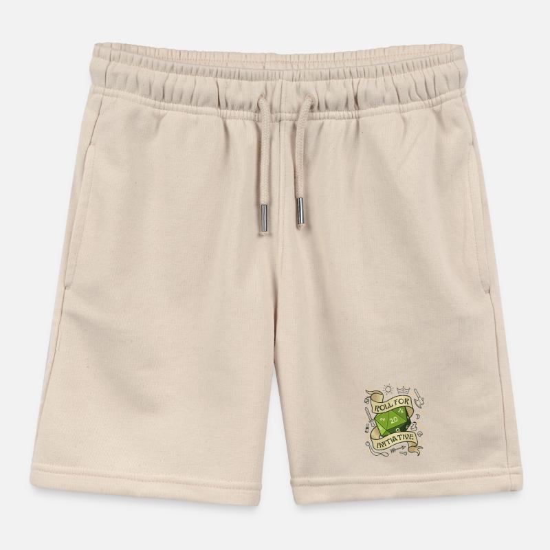 Roll for Initiative – Dice Your Destiny Kids Organic Sweat Shorts by Stanley/Stella
