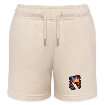 80s - Kids Organic Sweat Shorts by Stanley/Stella - soft Ecru - Front