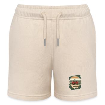 Härzbluetzugerin Zuger Chriesi Kirschen Kanton Zug - Kinder Organic Joggingshorts Mini Bolter von Stanley/Stella - Natur - Vorne