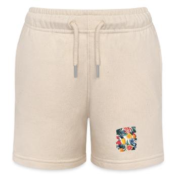 Summer - Kids Organic Sweat Shorts by Stanley/Stella - soft Ecru - Front
