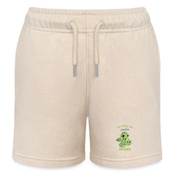 Nachwuchs Verkünden | Ich Werde Großer Bruder 2027 - Kinder Organic Joggingshorts Mini Bolter von Stanley/Stella - Natur - Vorne
