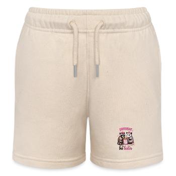 Anders, aber Besties, Freundschaft, Valentinstag - Kinder Organic Joggingshorts Mini Bolter von Stanley/Stella - Natur - Vorne