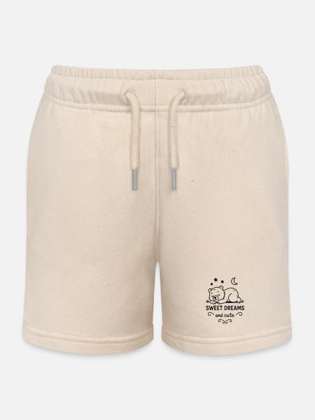 Rêves doux - Short de jogging enfant bio Stanley/Stella - écru doux