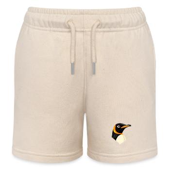 Pingouin Empereur Pingouin Petit Pinchot Pingouin mignons - Short de jogging enfant bio Stanley/Stella - écru doux - Devant