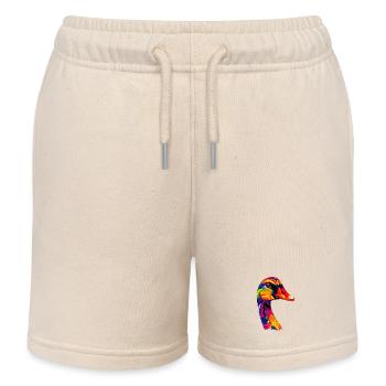 Oie mignon oie poussins Oie poussin canard petites oies - Short de jogging enfant bio Stanley/Stella - écru doux - Devant