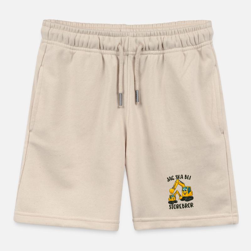 Großer Bruder, ich werde ein großer Bruder - Bagger Kinder Organic Joggingshorts Mini Bolter von Stanley/Stella