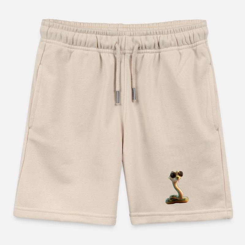 serpent, python, cobra, serpent à sonnettes, serpents Short de jogging enfant bio Stanley/Stella