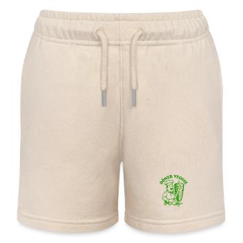 Döner Veggie - Fast Food - Spruch - Kids Organic Sweat Shorts by Stanley/Stella - soft Ecru - Front