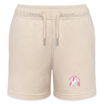 4 Jahre alt Pferd Endlich Bin Ich 4 Mädchen 4. - Kinder Organic Joggingshorts Mini Bolter von Stanley/Stella - Natur - Vorne