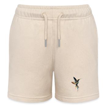 Colibri Colibri Colibri Oiseau Colibris Colibri mignon - Short de jogging enfant bio Stanley/Stella - écru doux - Devant