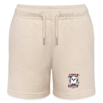 Rock Geist - Little Rockin`Ghost - Kinder Organic Joggingshorts Mini Bolter von Stanley/Stella - Natur - Vorne