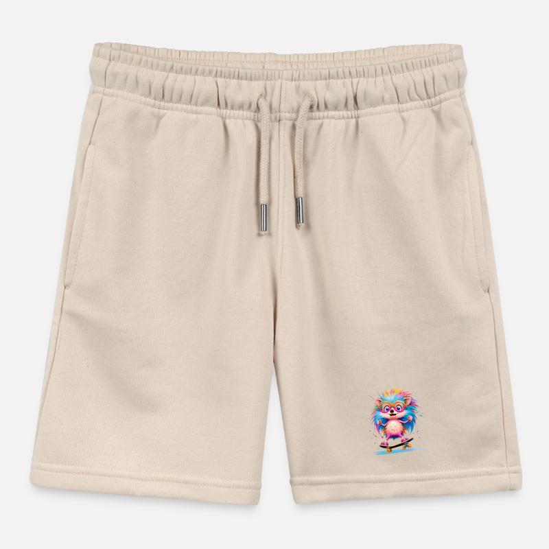 Pate colorée hérisson Short de jogging enfant bio Stanley/Stella