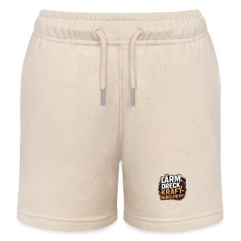 Lärm Dreck Kraft – Mein Element - Kinder Organic Joggingshorts Mini Bolter von Stanley/Stella - Natur - Vorne