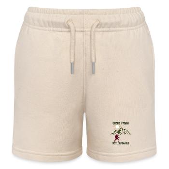 Verfolgen Sie Spuren, nicht Fristen - Kinder Organic Joggingshorts Mini Bolter von Stanley/Stella - Natur - Vorne