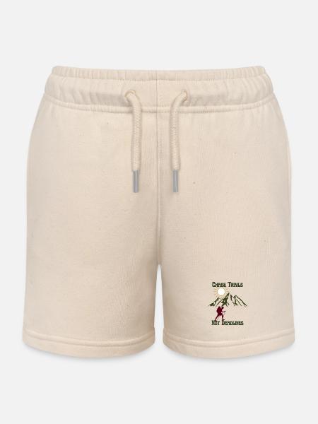 Chase Trails Not Deadlines - Short de jogging enfant bio Stanley/Stella - écru doux