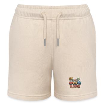 Geduld auf der Straße - Kinder Organic Joggingshorts Mini Bolter von Stanley/Stella - Natur - Vorne