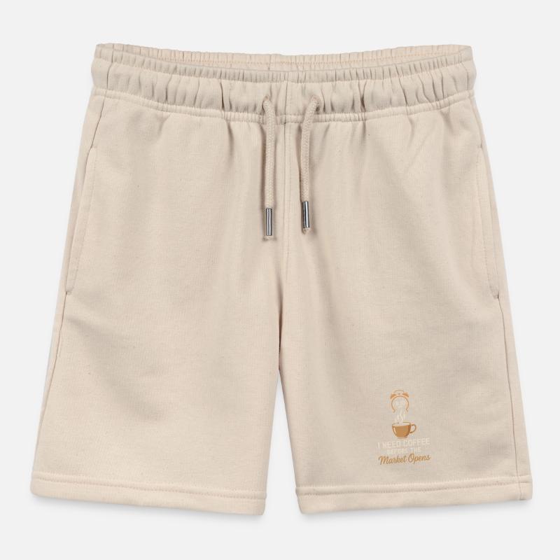 Ich brauche Kaffee, bevor der Markt öffnet Kinder Organic Joggingshorts Mini Bolter von Stanley/Stella