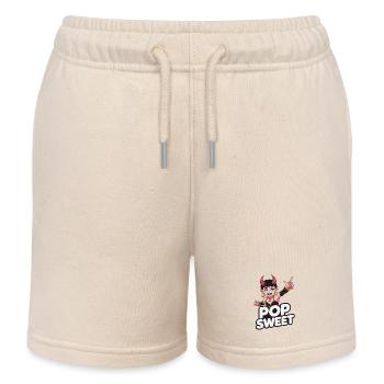 Pop Sweet Devilette - Kids Organic Sweat Shorts by Stanley/Stella - soft Ecru - Front