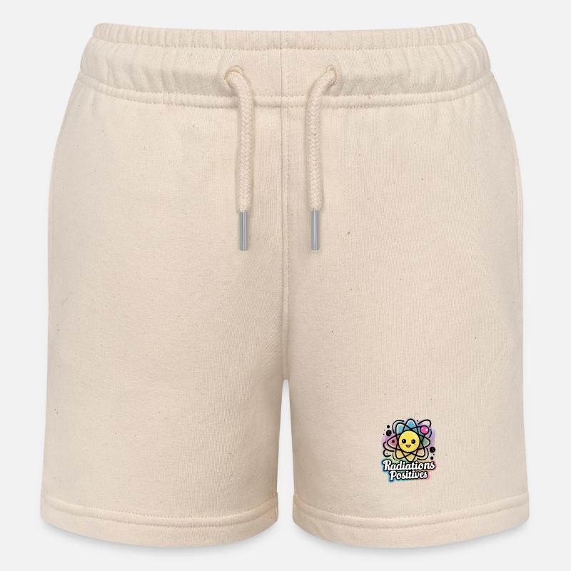 Radiations Positives pour Enfants Joie - Short de jogging enfant bio Stanley/Stella - écru doux