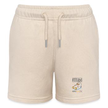 Sentiment d’improductivité pingouin - Short de jogging enfant bio Stanley/Stella - écru doux - Devant